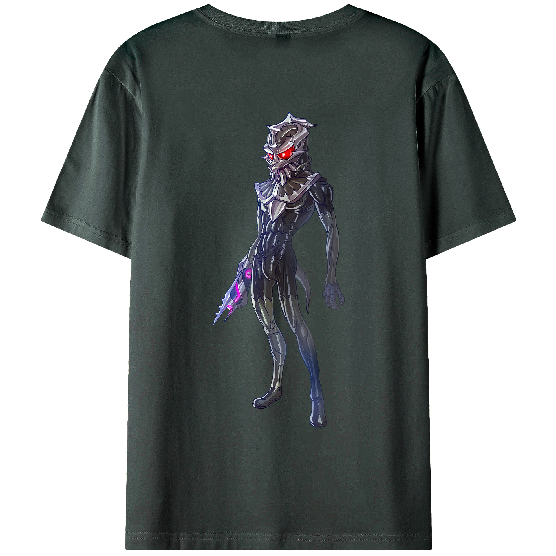 （画像用） ウルトラマン Ultraman 綿100％ メンズ半袖Tシャツ（バックプリント） 通気性